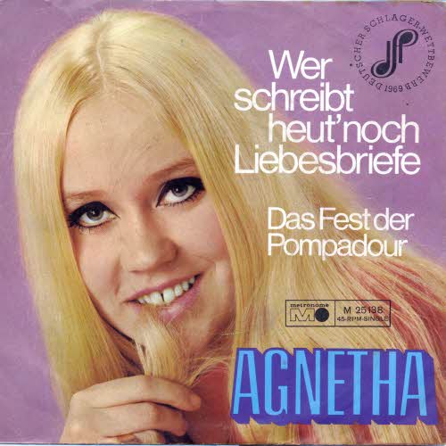 Agnetha - Wer schreibt heut' noch Liebesbriefe (nur Cover)