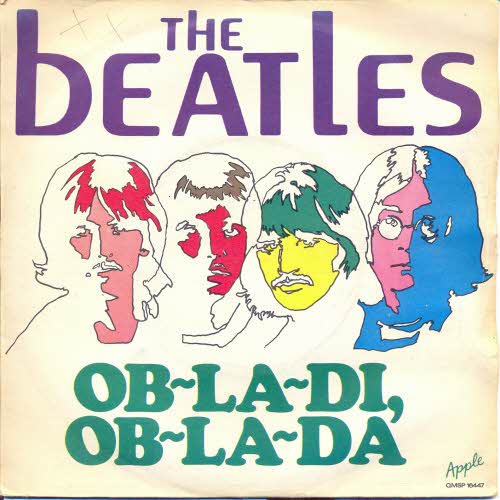 Beatles - Ob-La-Di, Ob-La-Da (ital. Pressung)