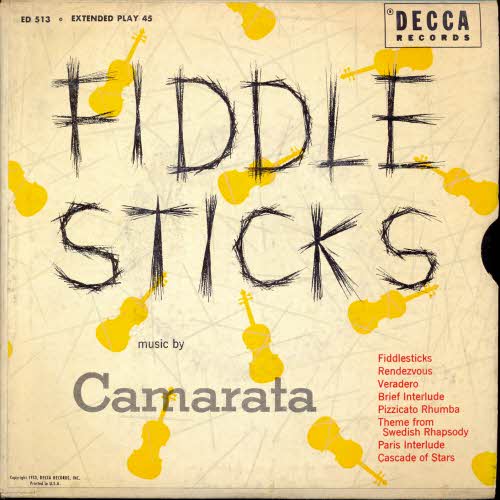 Camarata - Fiddlesticks (Doppel EP)