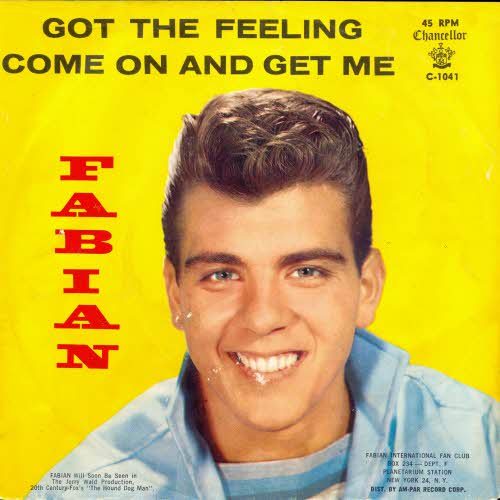 Fabian - Got the feeling - (nur Cover-US)