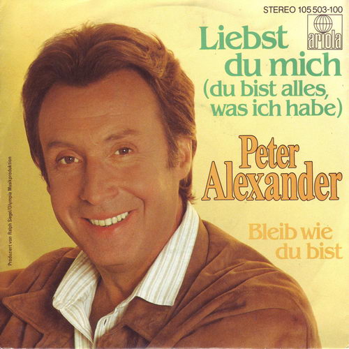 Alexander Peter - Liebst du mich (nur Cover)