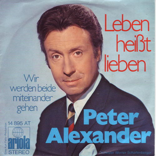 Alexander Peter - Leben heisst lieben (nur Cover)