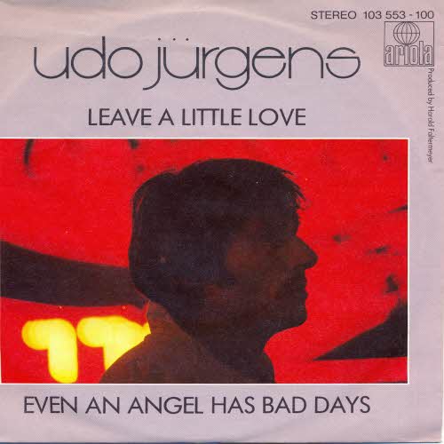 Jrgens Udo - Leave a little love (nur Cover)