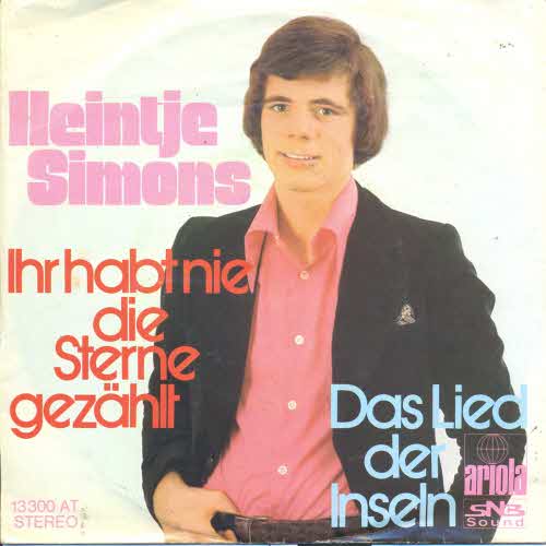 Simons Heintje - Ihr habt nie die Sterne gezhlt