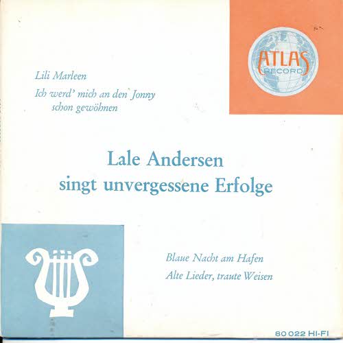 Andersen Lale - singt unvergessene Erfolge (EP-ATLAS)