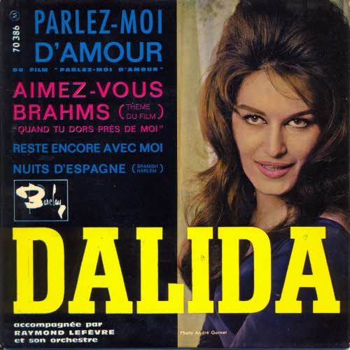 Dalida - wunderschne franz. EP (70386)