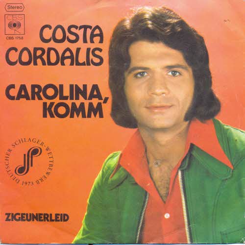 Cordalis Costa - Carolina, komm (nur Cover)