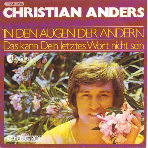 Anders Christian - In den Augen der andern (nur Cover)
