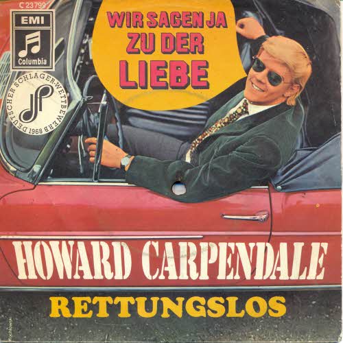Carpendale Howard - Wir sagen ja zur Liebe (nur Cover)
