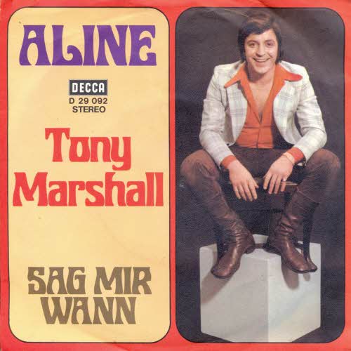 Marshall Tony - Aline / Sag mir wann (PROMO)