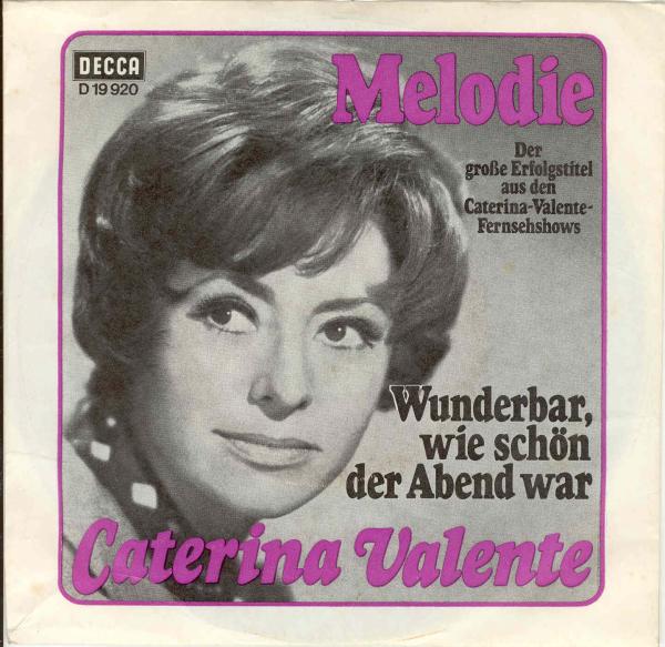 Valente Caterina - Melodie (nur Cover)