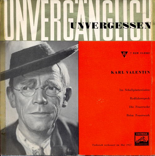 Valentin Karl - Unvergnglich / Unvergessen (EP)