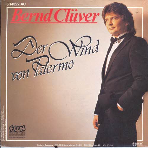 Clver Bernd - Der Wind von Palermo (nur Cover)