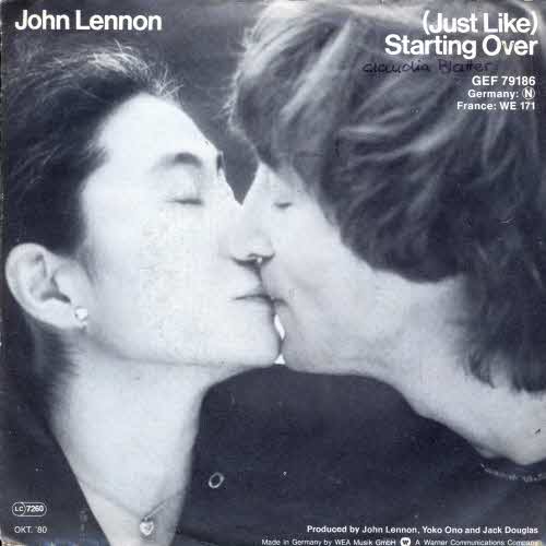 Lennon John - (Just like) Starting over