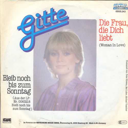Gitte - Barbara Streisand-Coverversion