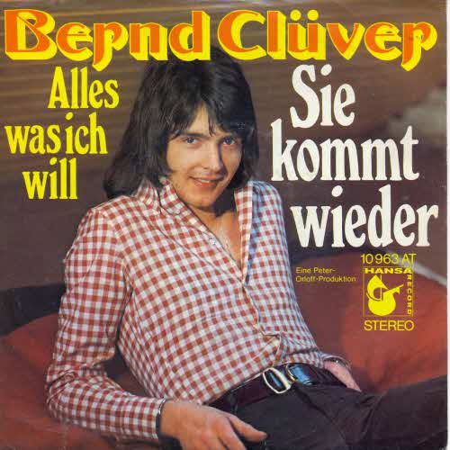 Clver Bernd - Sie kommt wieder (nur Cover)