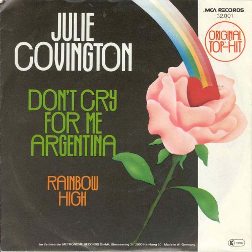Covington Julie - Don't cry for me Argentina