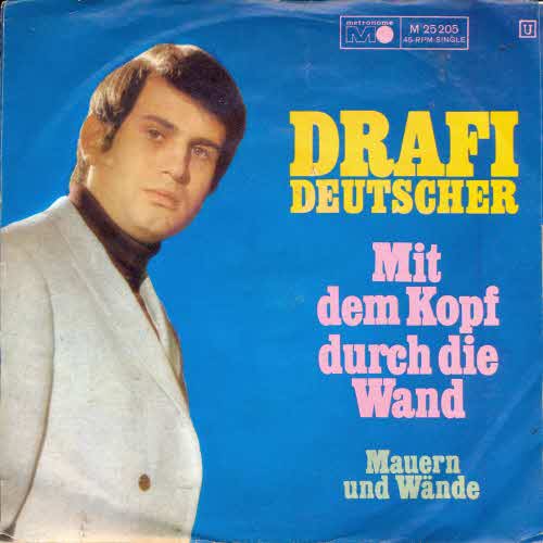 Deutscher Drafi - Mit dem Kopf durch die Wand (nur Cover)