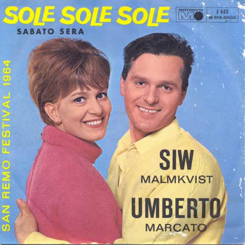 Malmkvist Siw - Sole sole sole (+ Umberto Marcato - nur Cover)