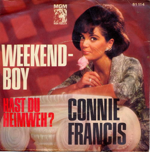 Francis Connie - Weekend Boy (nur Cover)