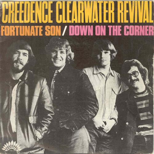 CCR - Fortunate son / Down on the corner (FR)