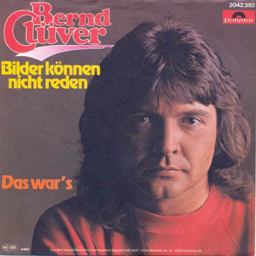 Clver Bernd - Bilder knnen nicht reden (nur Cover)