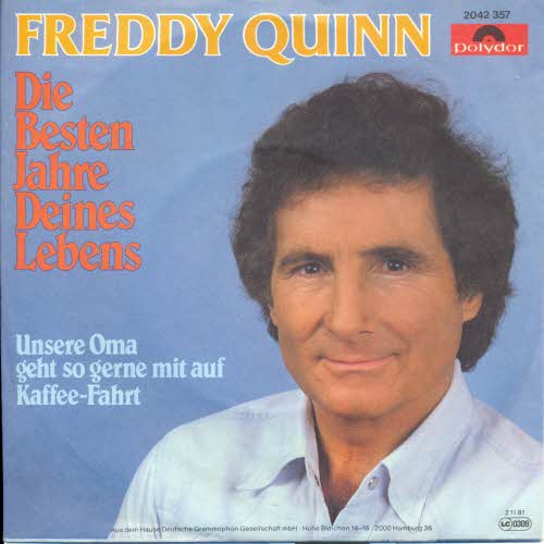 Quinn Freddy - Die besten Jahre deines Lebens (nur Cover)