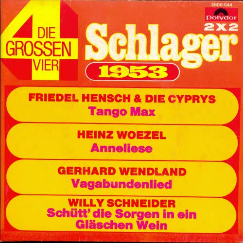 Various Artists - Schlager 1953 - Die grossen Vier