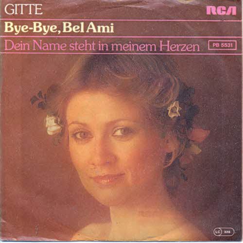 Gitte - Bye bye, Bel Ami