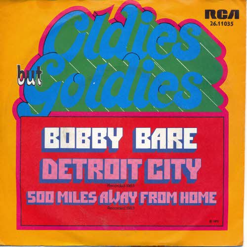 Bare Bobby - 2 seiner grssten Hits (RI-Oldies but goldies)